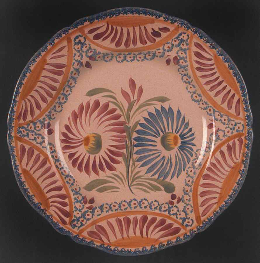 Corbeille Rose Bread & Butter Plate by Quimper-1