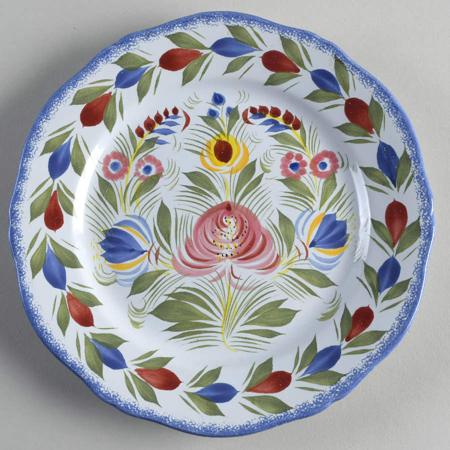 Fleuri Royal Salad Plate by Quimper-1