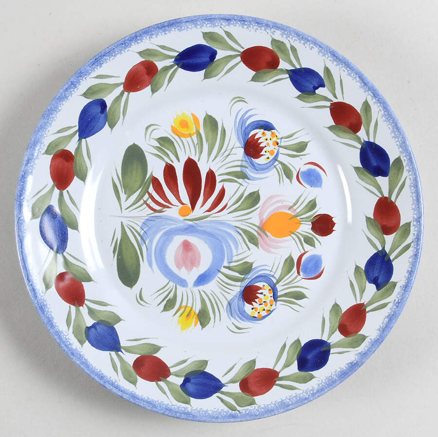 Fleuri Royal Bread & Butter Plate by Quimper-1