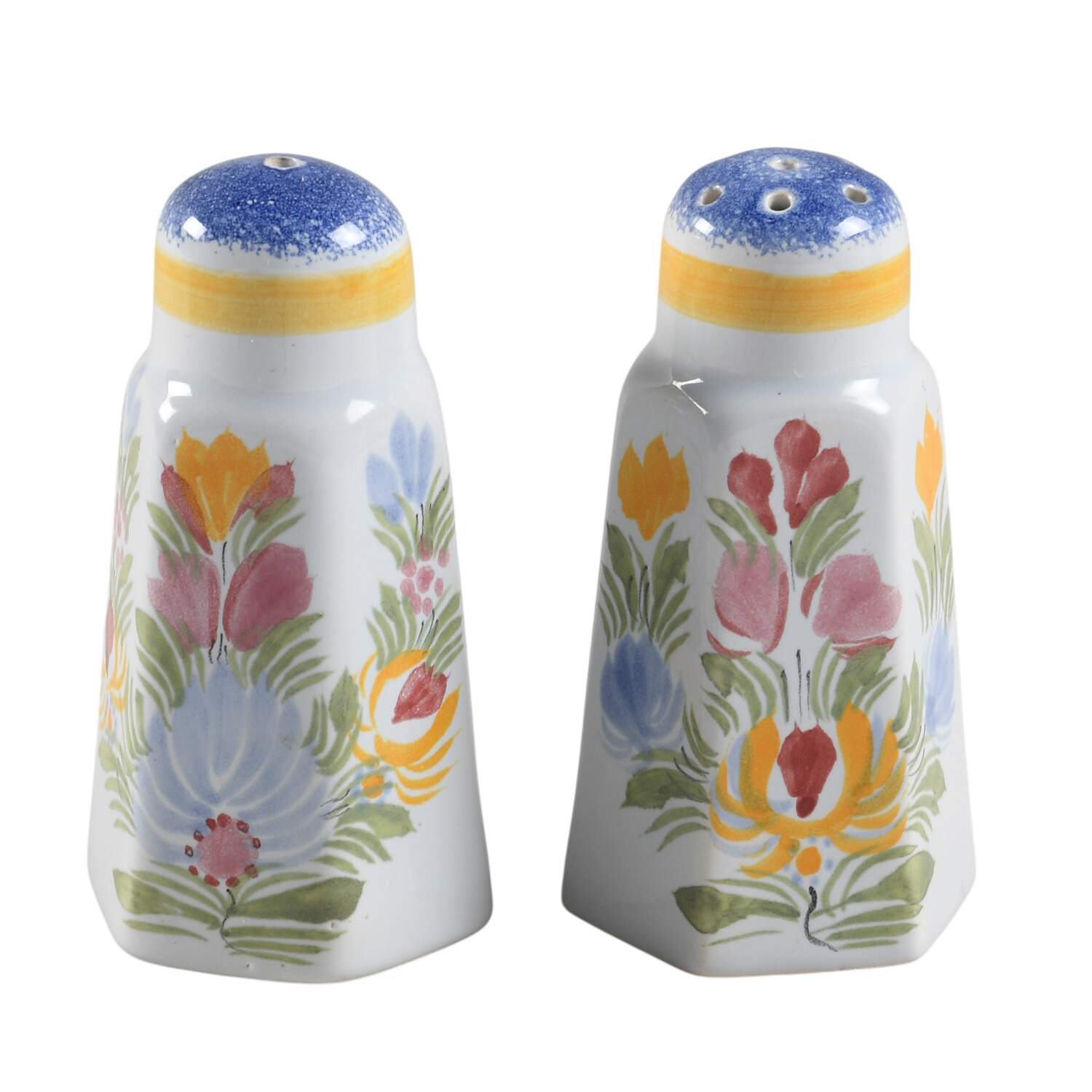 Fleuri Royal Salt & Pepper Set by Quimper-1