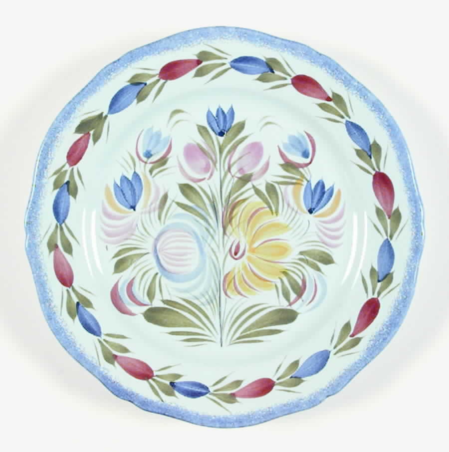 Fleuri Royal Salad Plate by Quimper-1