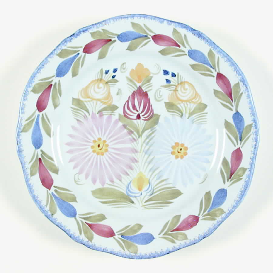 Fleuri Royal Salad Plate by Quimper-1