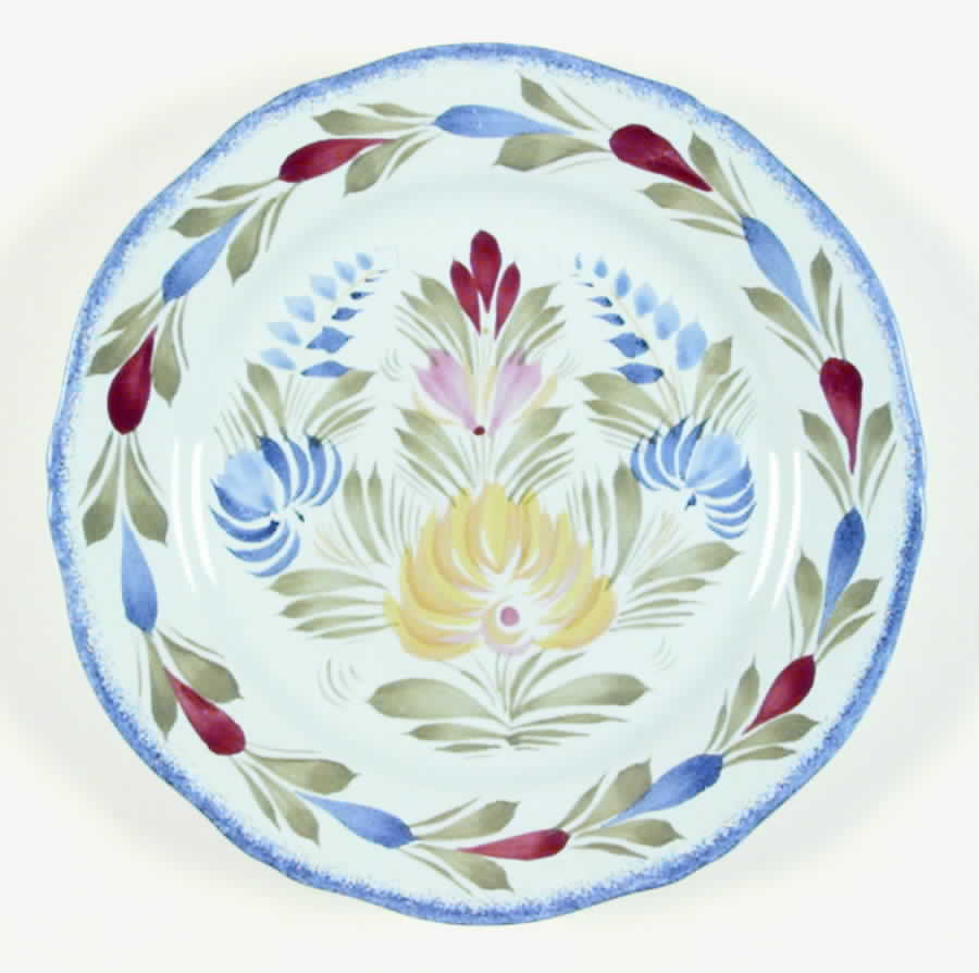Fleuri Royal Salad Plate by Quimper-1
