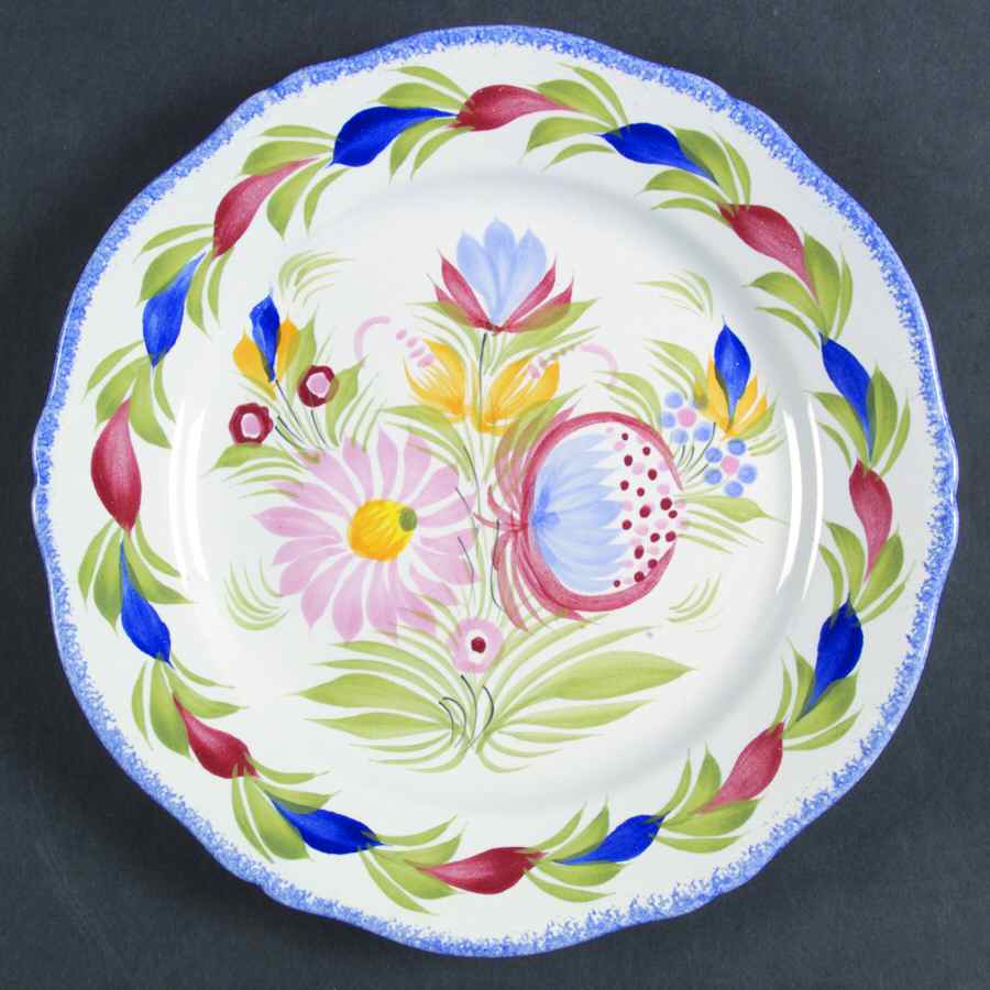 Fleuri Royal Salad Plate by Quimper-1