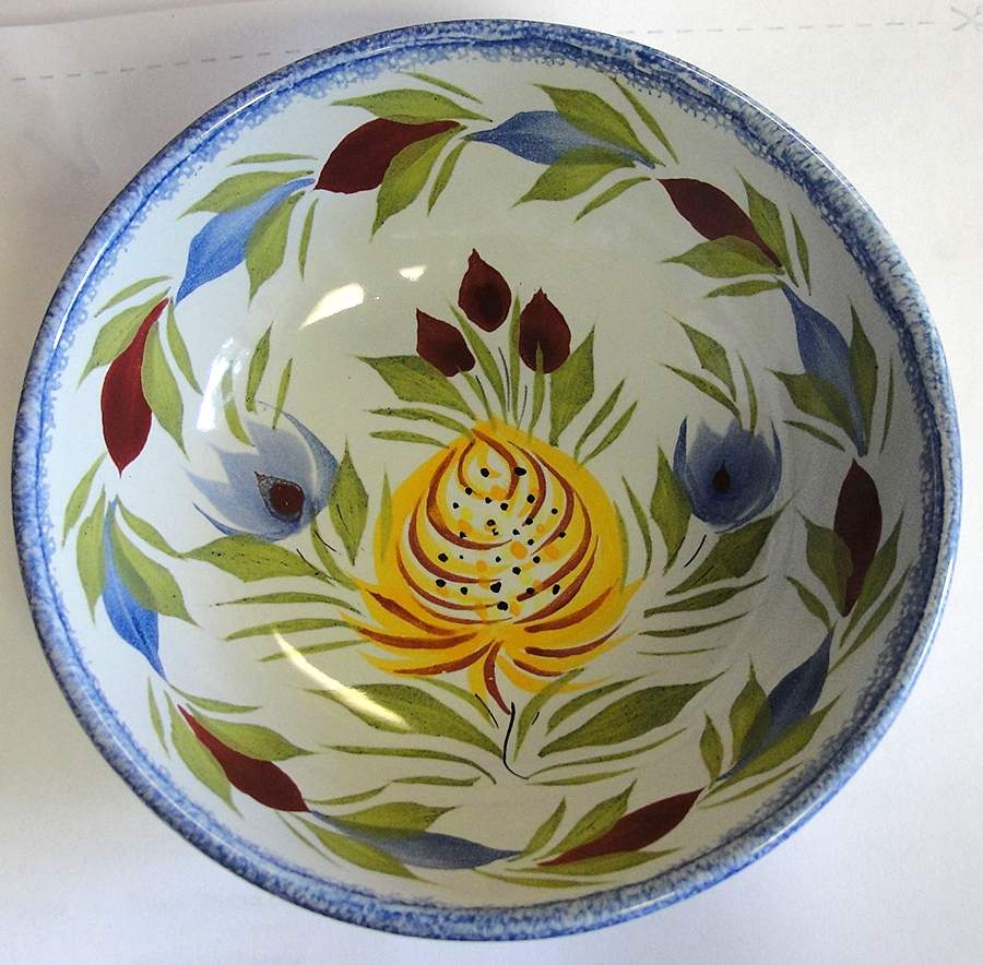 Fleuri Royal Fruit/Dessert (Sauce) Bowl by Quimper-1