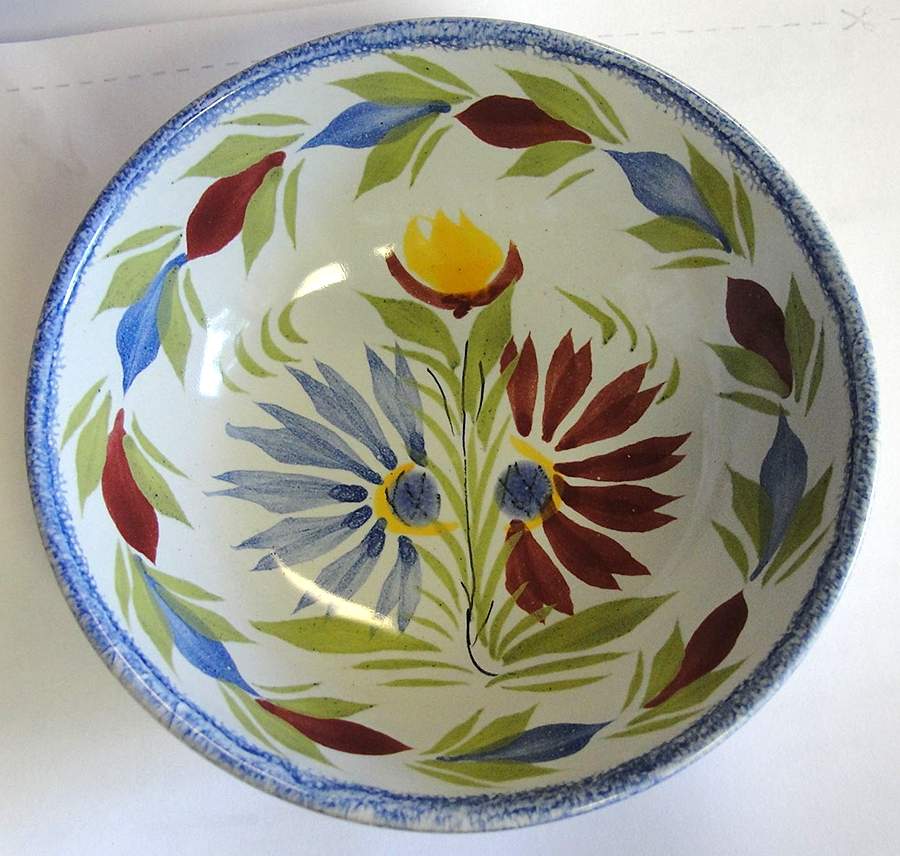 Fleuri Royal Fruit/Dessert (Sauce) Bowl by Quimper-1