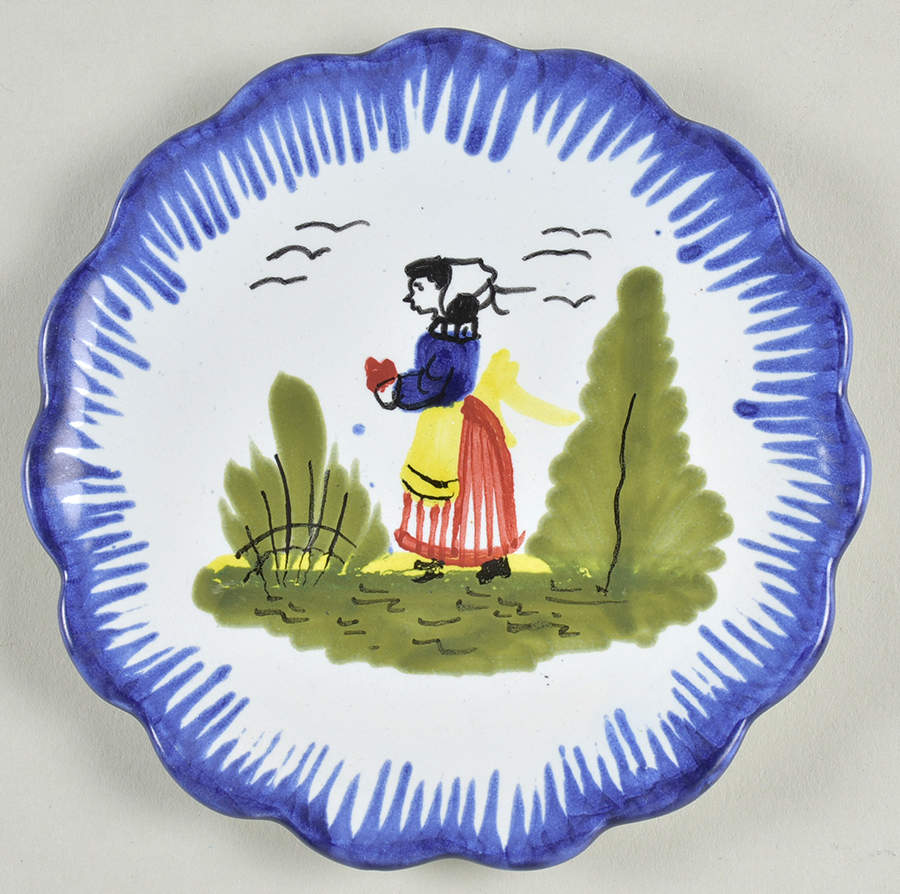 Henriot (Lady Or Man Center) Coaster by Quimper-1