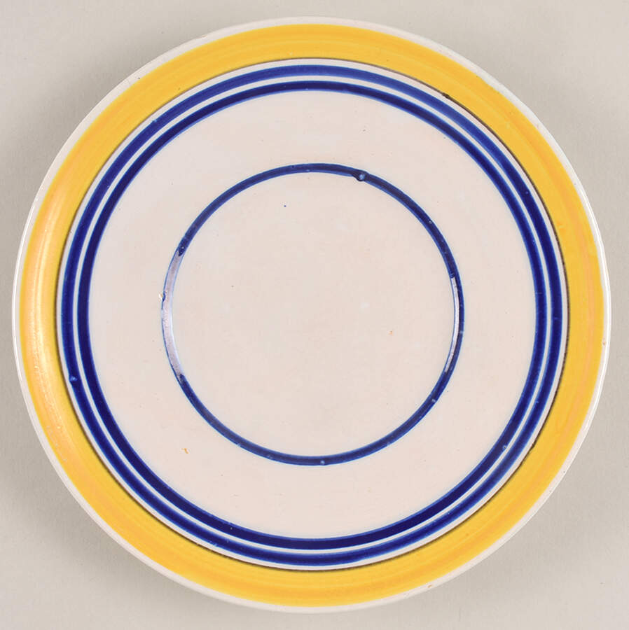 Henriot (Lady Or Man Center) Saucer for Cream Soup Bowl by Quimper-1