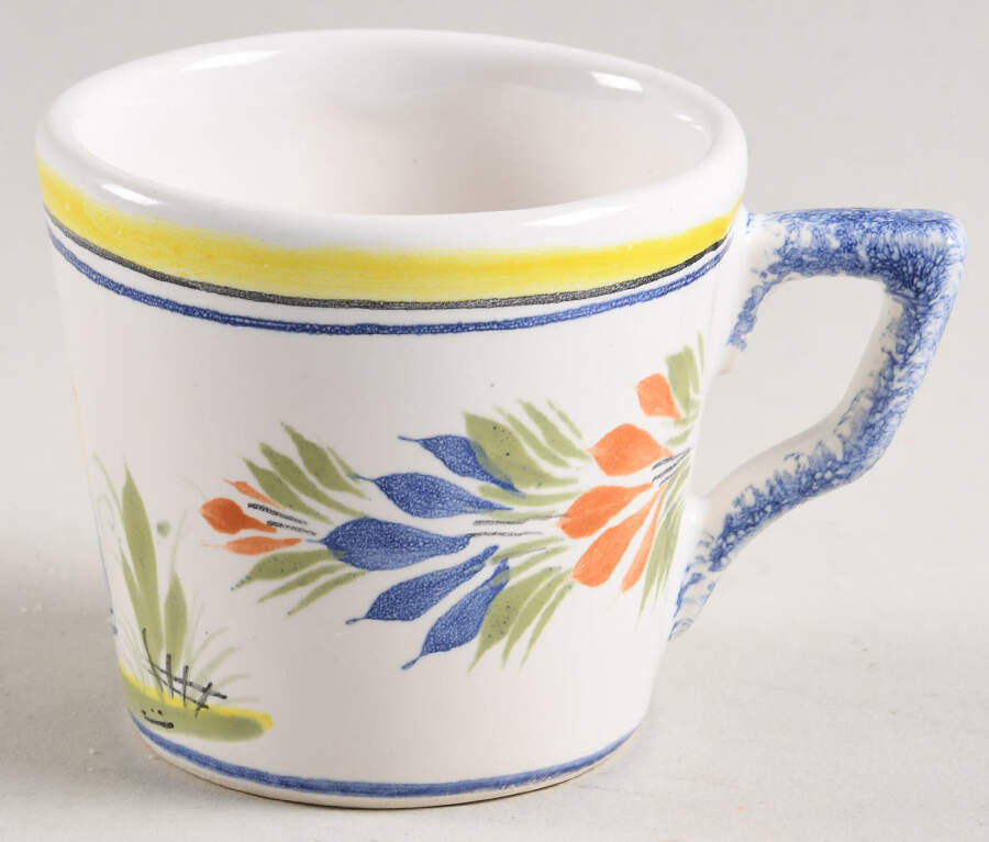 Henriot (Lady Or Man Center) Espresso Cup by Quimper-1