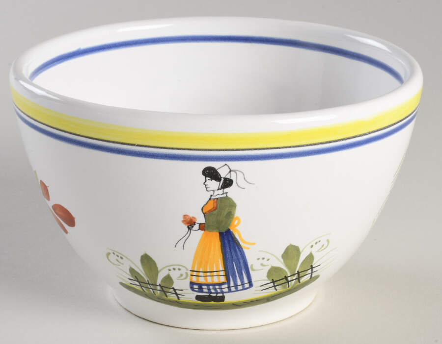 Henriot (Lady Or Man Center) Parisian Bowl by Quimper-1