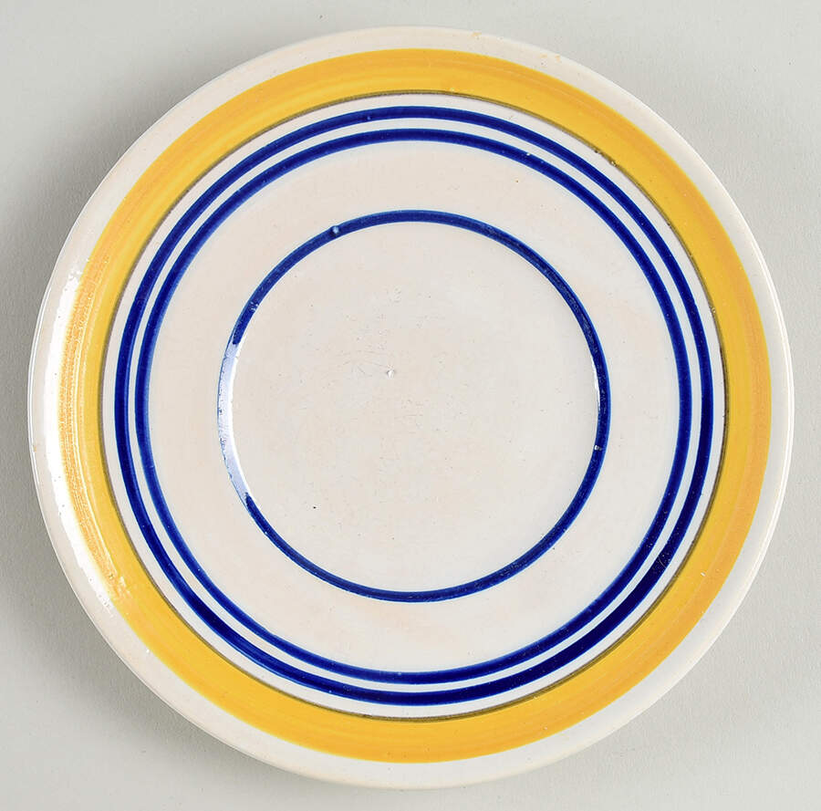 Henriot (Lady Or Man Center) Saucer for Flat Cream Soup Bowl by Quimper-1