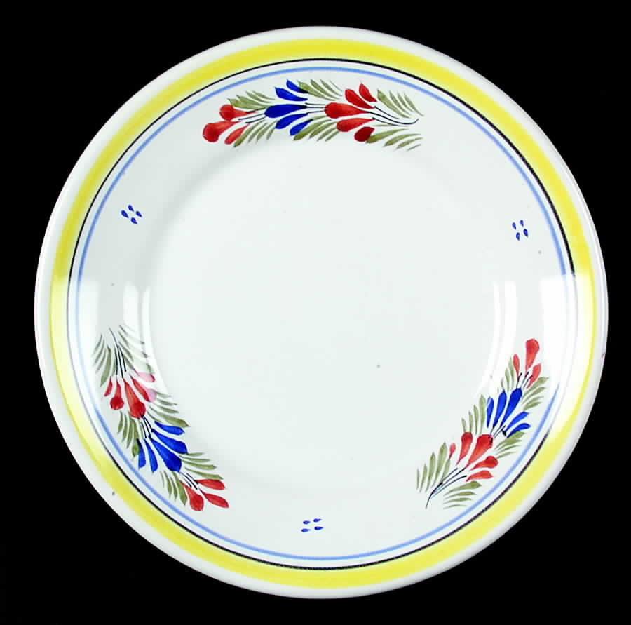 Henriot (Lady Or Man Center) Accent Salad Plate by Quimper-1