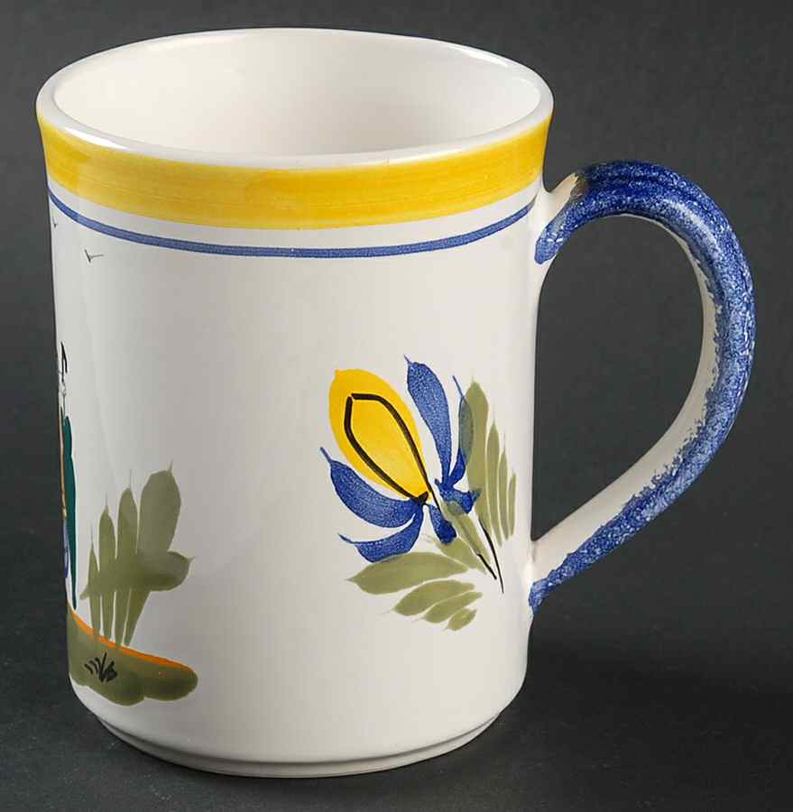 Henriot (Lady Or Man Center) Mug by Quimper-1