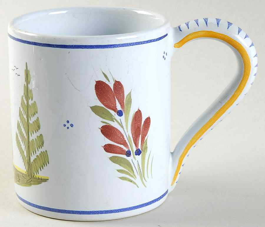 Henriot (Lady Or Man Center) Mug by Quimper-1