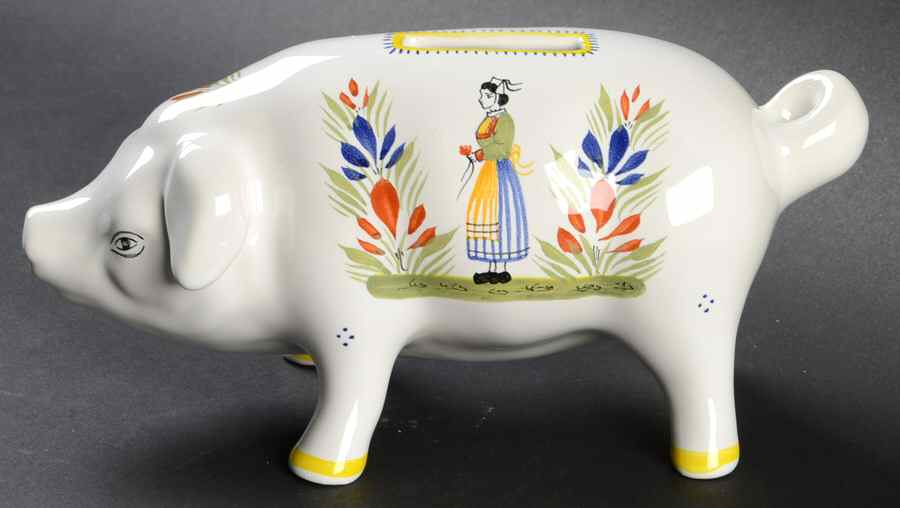 Henriot (Lady Or Man Center) Bank by Quimper-1