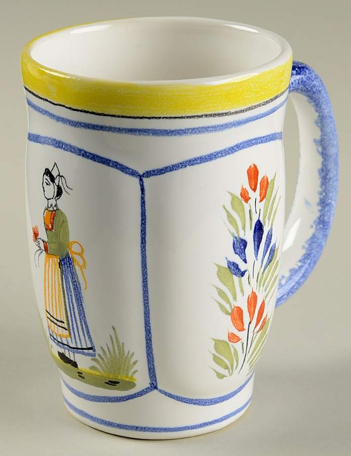 Henriot (Lady Or Man Center) Mug by Quimper-1