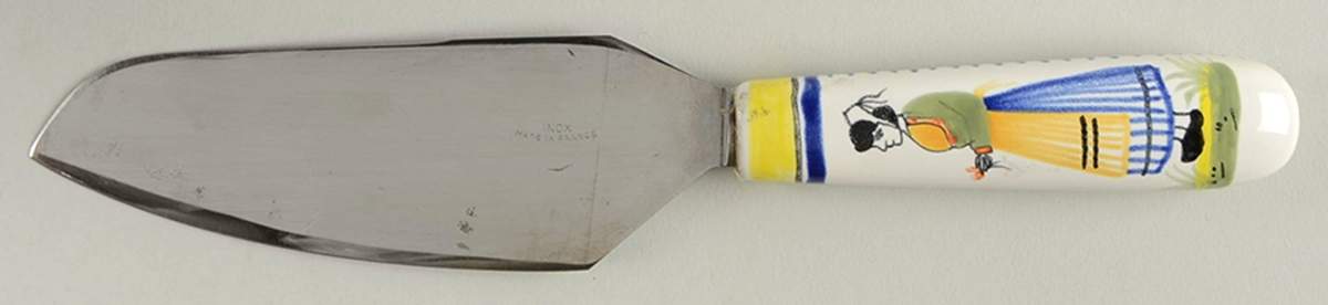 Henriot (Lady Or Man Center) Pie & Cake Server with Stainless Blade by Quimper-1