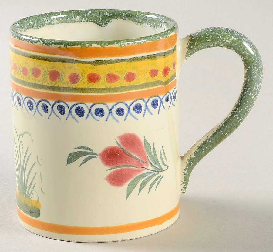 Henriot (Lady Or Man Center) Mug by Quimper-1
