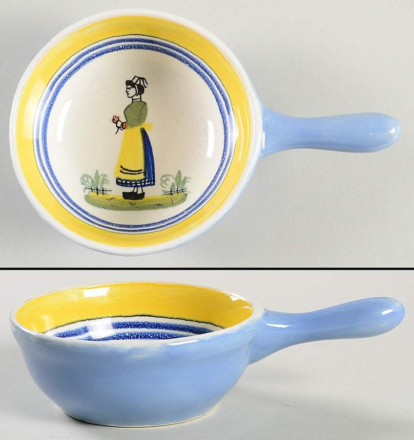 Henriot (Lady Or Man Center) Sauce Dip by Quimper-1