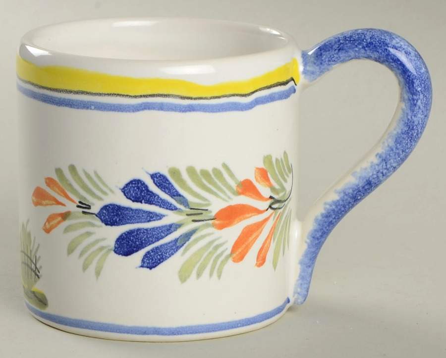 Henriot (Lady Or Man Center) Mug by Quimper-1