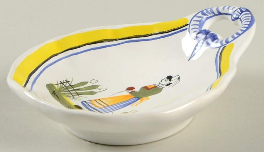 Henriot (Lady Or Man Center) Master Salt Dip by Quimper-1