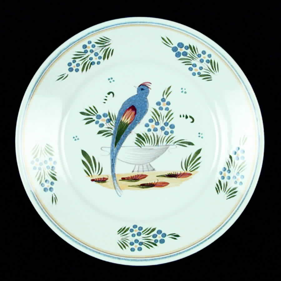 Jardin D'Ete Salad Plate by Quimper-1