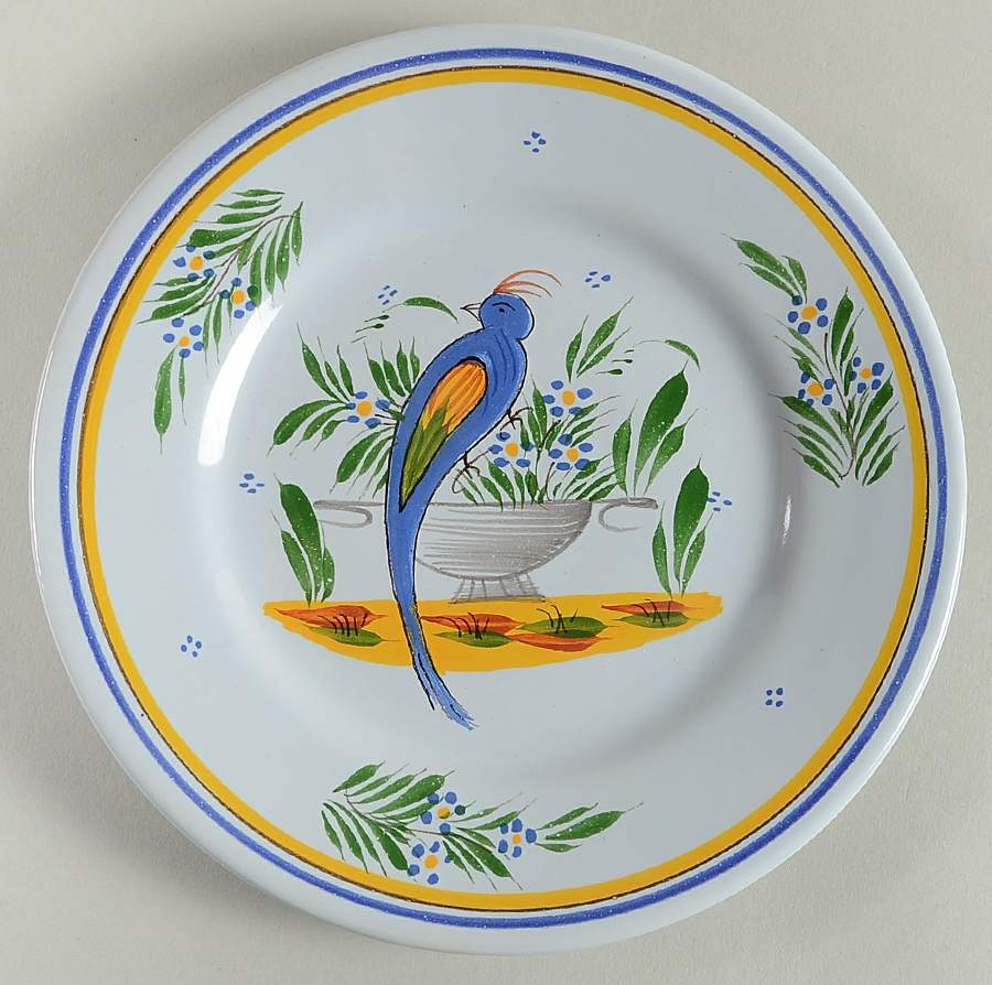 Jardin D'Ete Bread & Butter Plate by Quimper-1