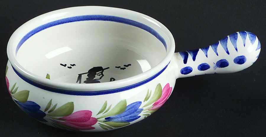Mistral Blue (Round) Open Individual Casserole by Quimper-1