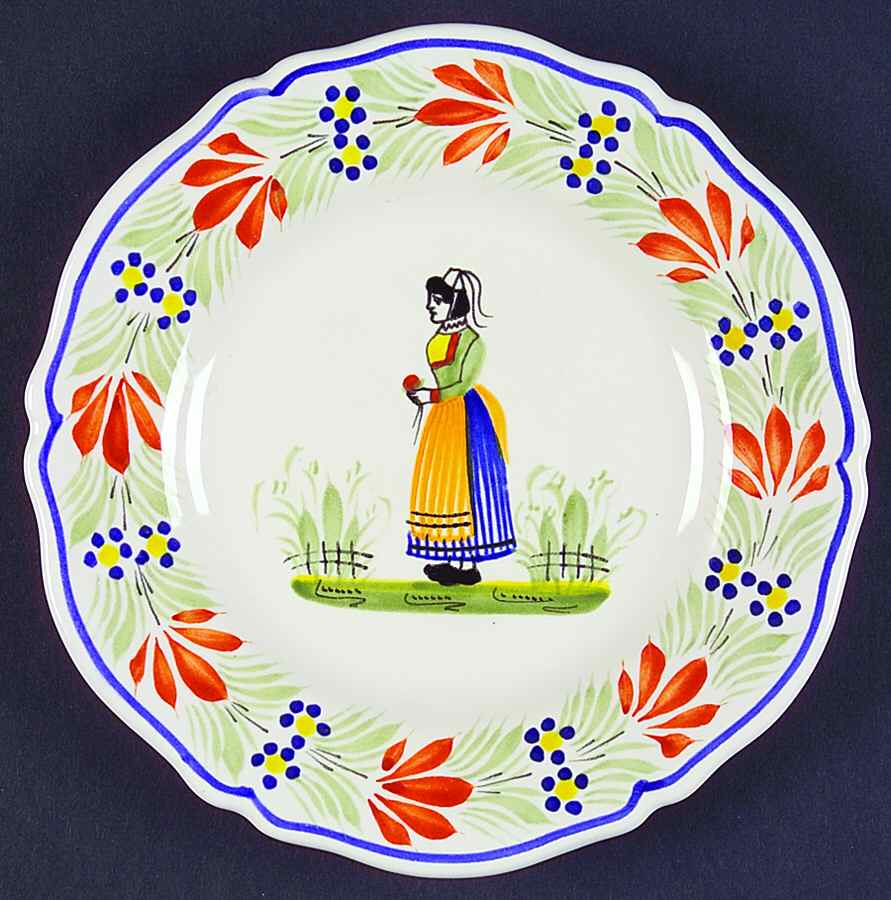 Paysan Bread & Butter Plate by Quimper-1