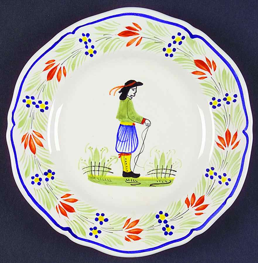 Paysan Bread & Butter Plate by Quimper-1
