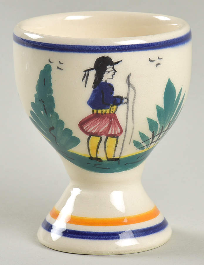 Petit Breton Single Egg Cup by Quimper-1