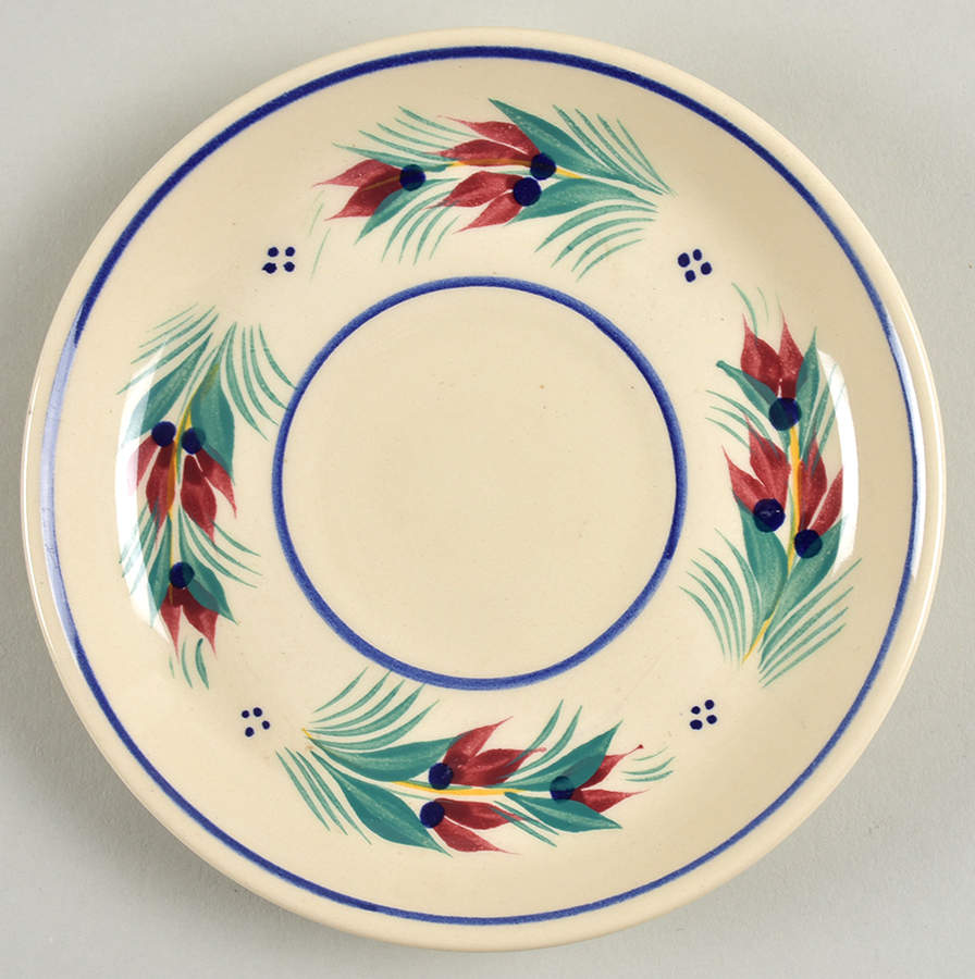 Petit Breton Saucer for Demitasse Cup by Quimper-1