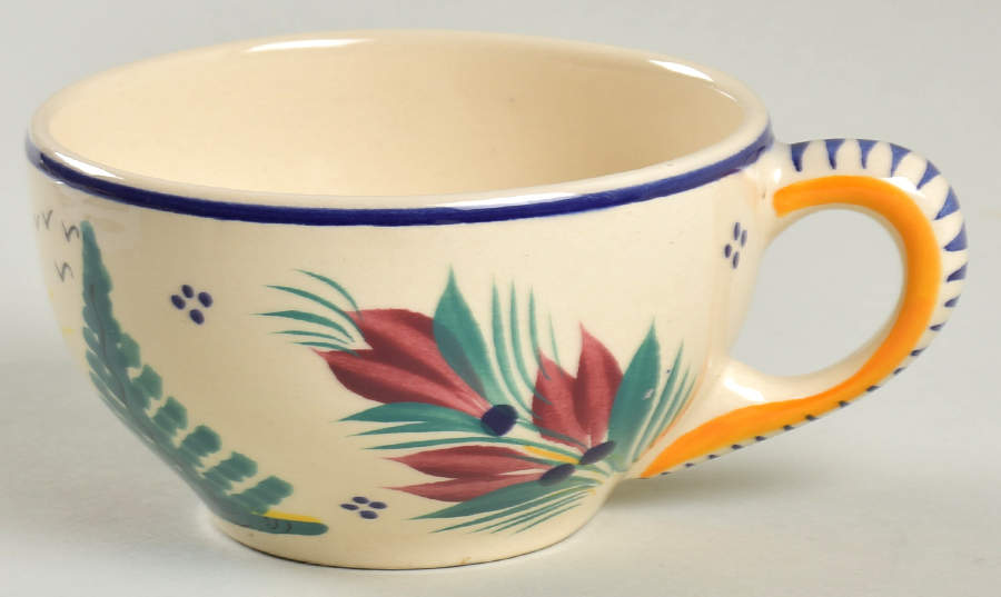 Petit Breton Flat Cup by Quimper-1