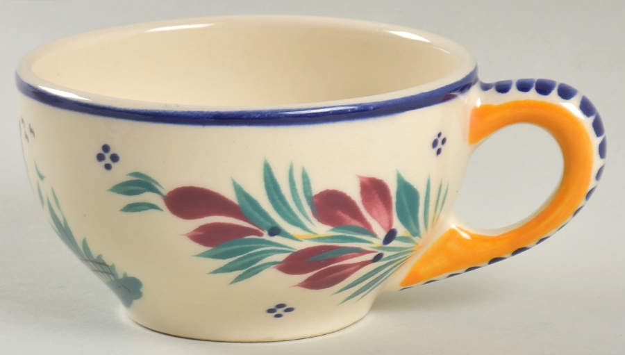 Petit Breton Flat Cup by Quimper-1