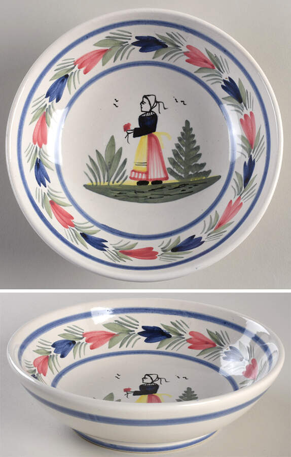 Petit Breton Coupe Cereal Bowl by Quimper-1