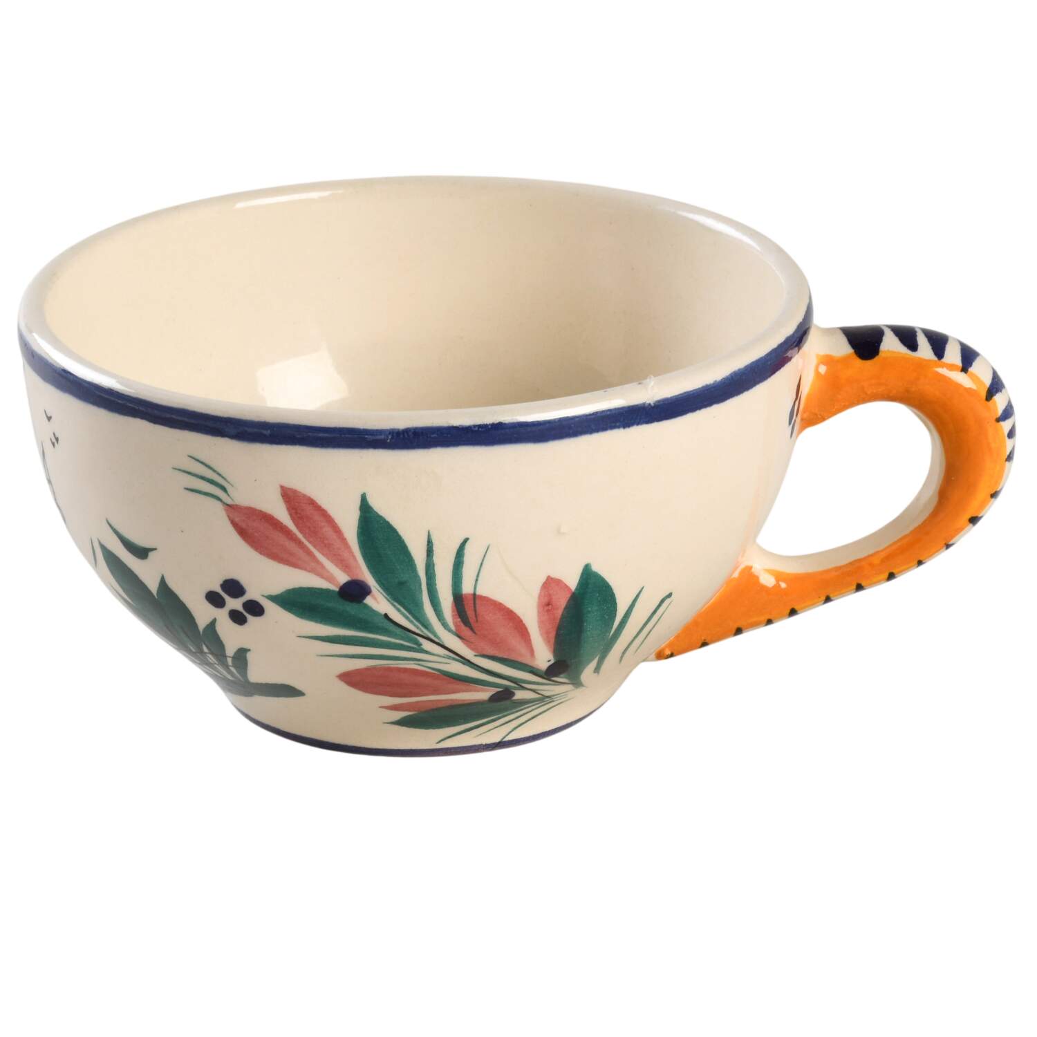 Petit Breton Flat Cup by Quimper-1