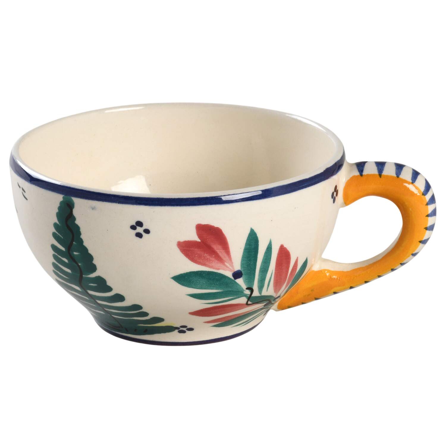 Petit Breton Flat Cup by Quimper-1