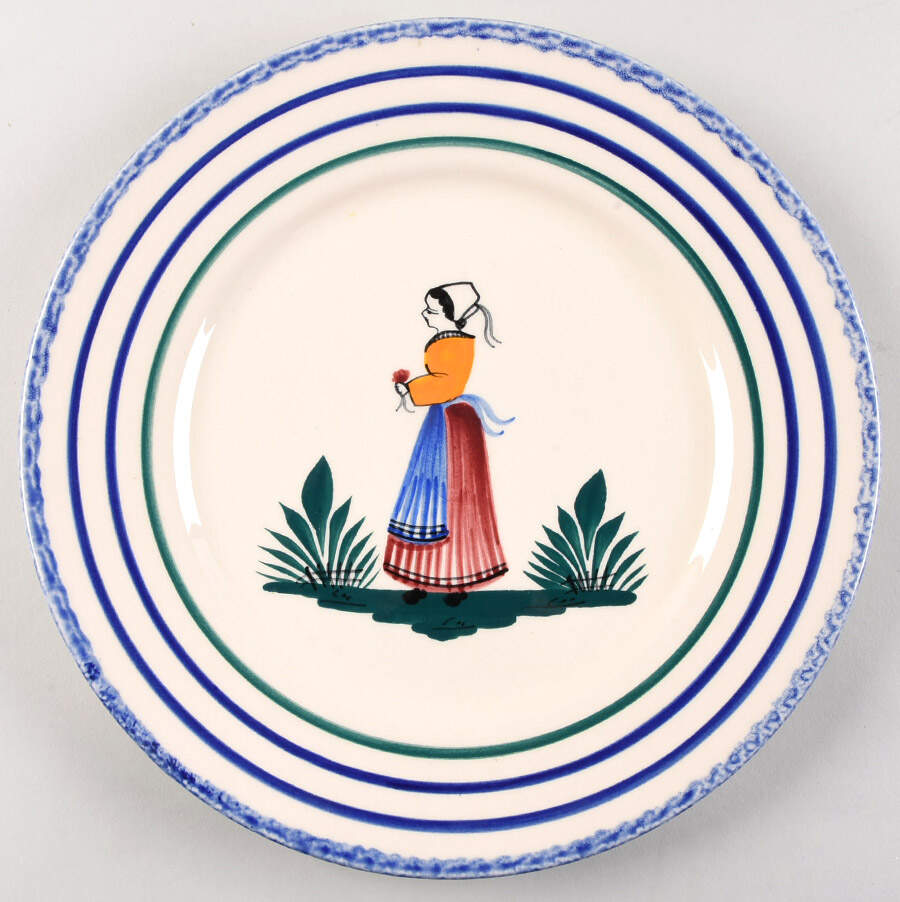 BRITTANY BLUE Dinner Plate by Quimper-1