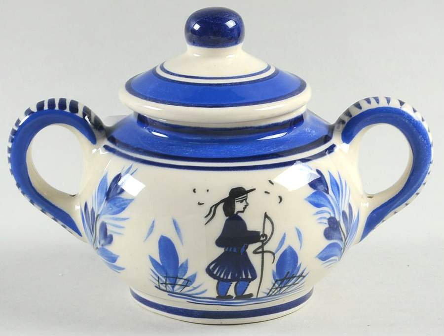 QUI5 Sugar Bowl & Lid by Quimper-1