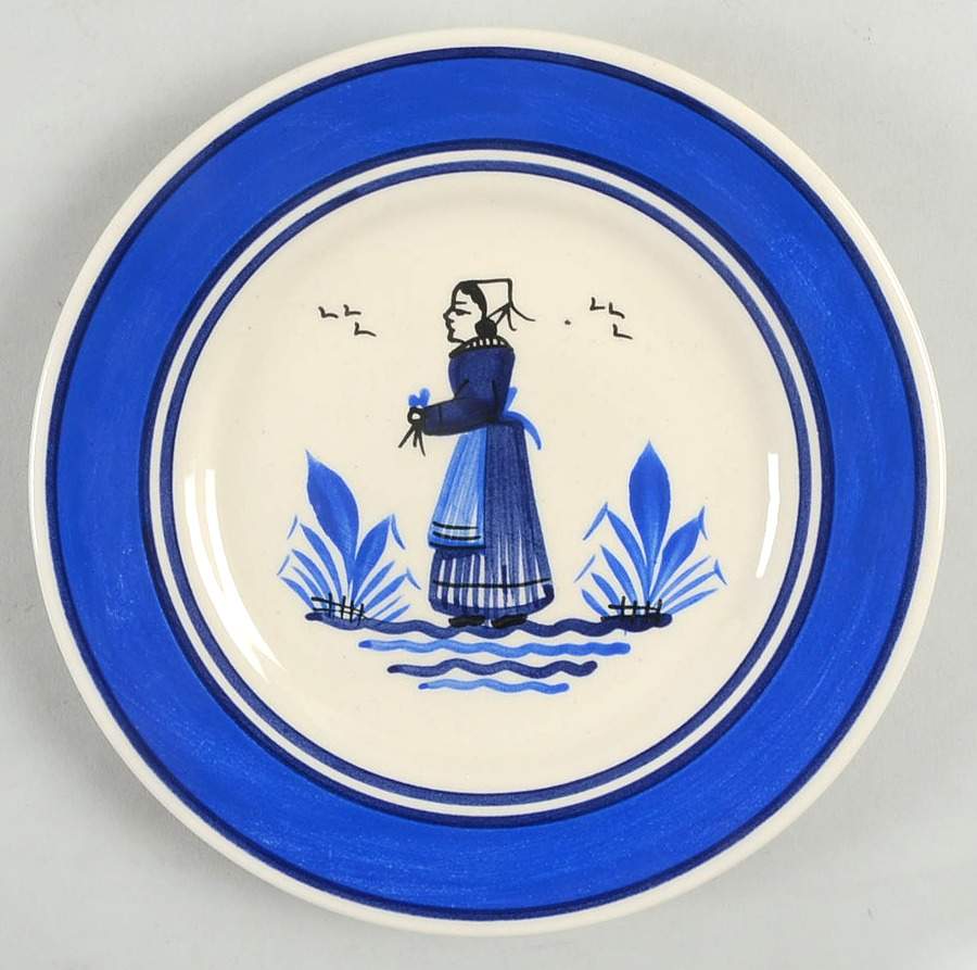 QUI5 Bread & Butter Plate by Quimper-1