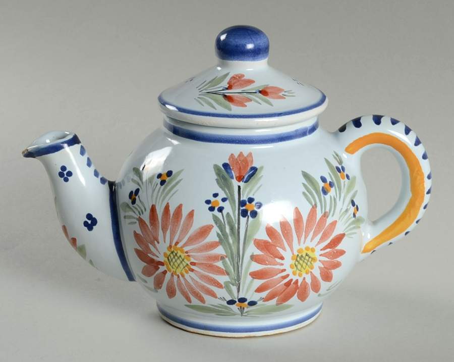 QUI7 Mini Teapot & Lid by Quimper-1