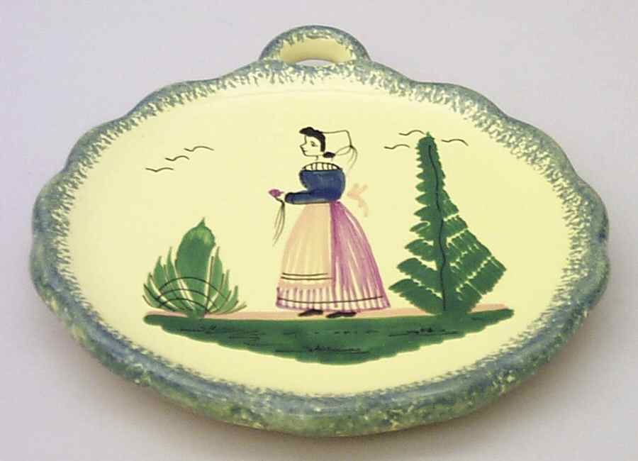 Soleil Yellow (Octagonal, Lady) Spoon Stacking Spoon Holder Caddy by Quimper-1