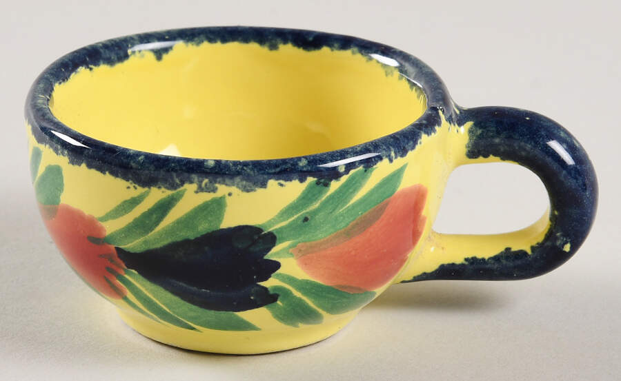 Soleil Yellow (Round) Cider Cup by Quimper-1