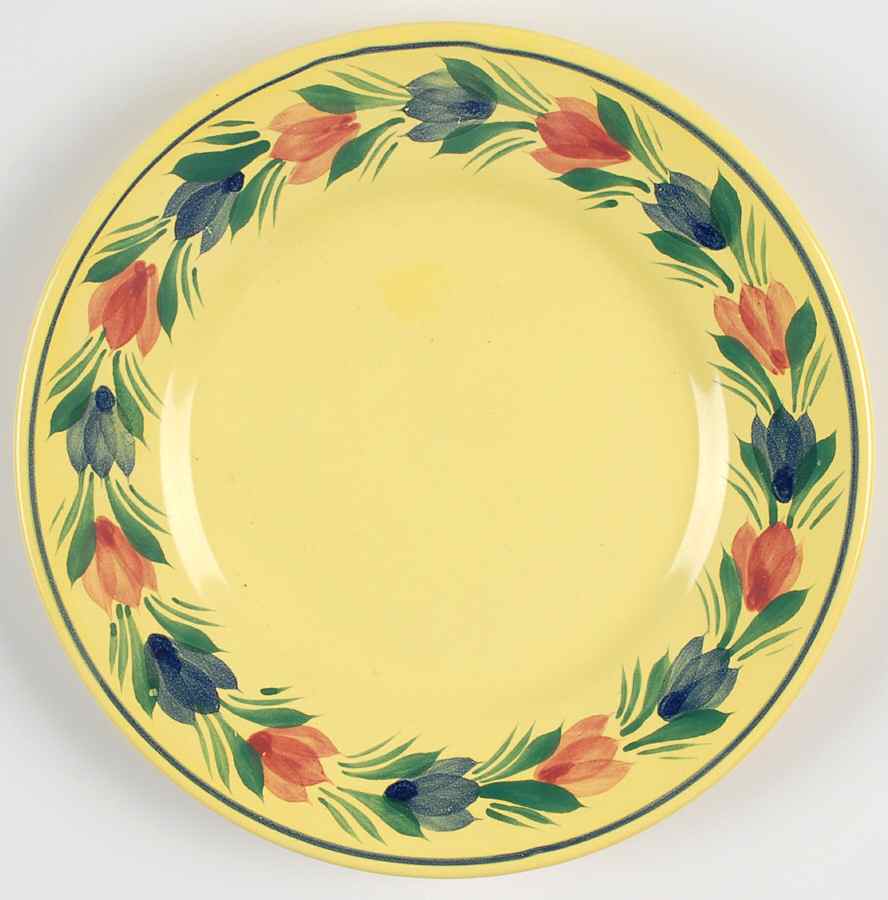 Soleil Yellow (Round) Small Bread & Butter Plate by Quimper-1