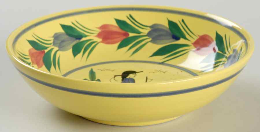 Soleil Yellow (Round) Coupe Cereal Bowl by Quimper-1