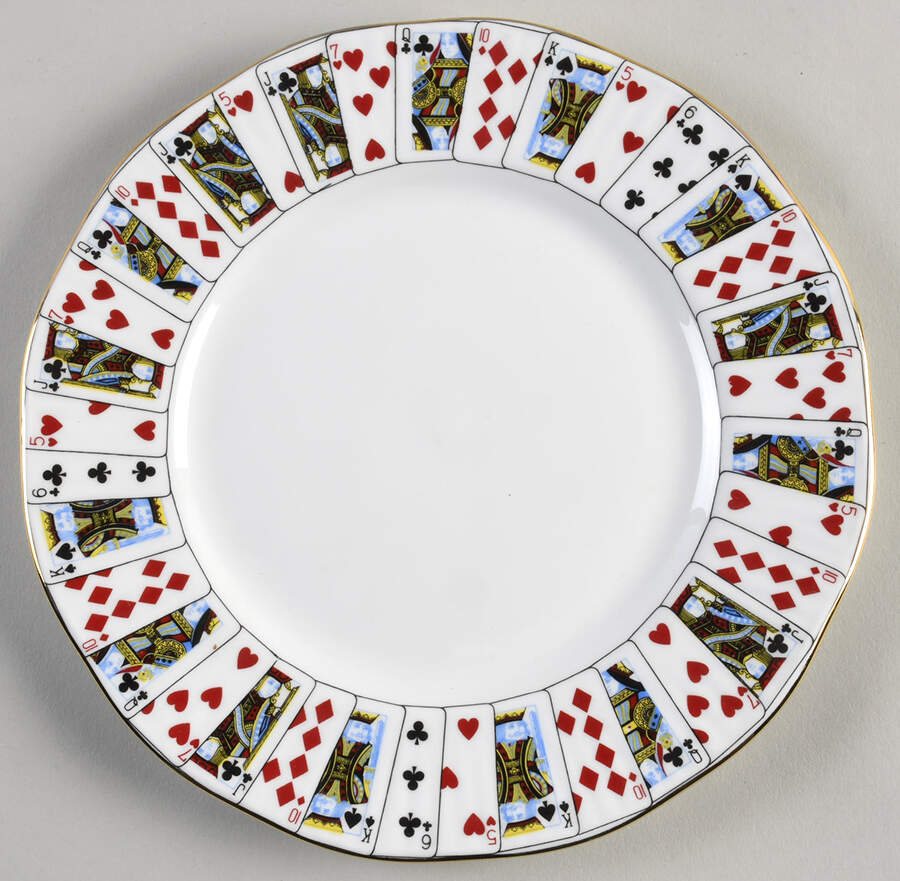 Cut for Coffee Salad Plate by Queen's-1