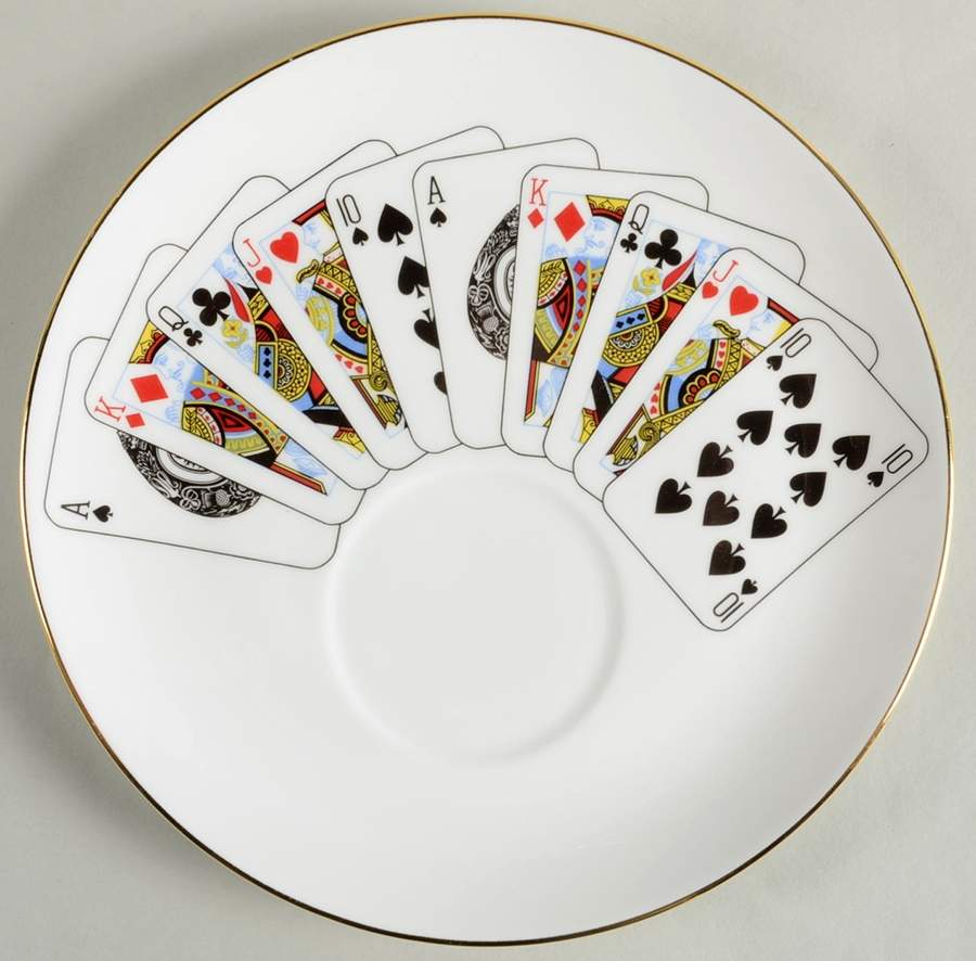 Cut for Coffee Snack Plate by Queen's-1