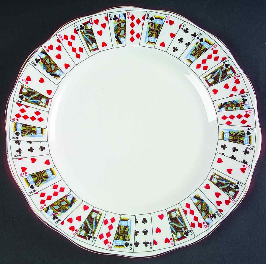 Cut for Coffee Dinner Plate by Queen's-1