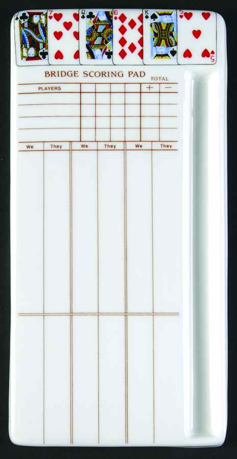 Cut for Coffee Ceramic Bridge Scoring Pad, No Pencil by Queen's-1