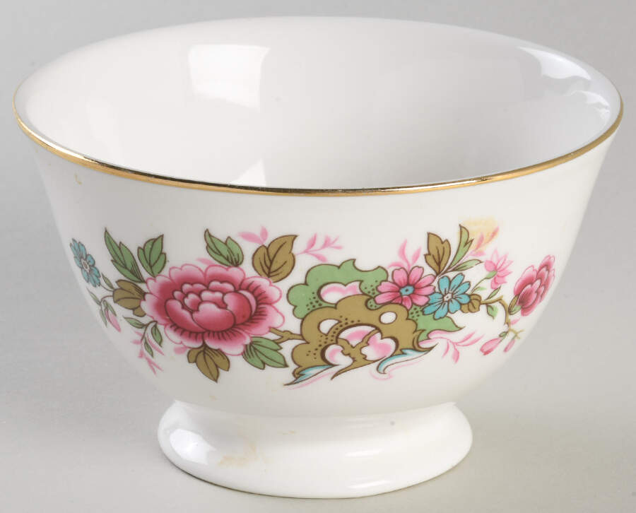 Chinese Tree Open Sugar Bowl by Queen Anne (England)-1